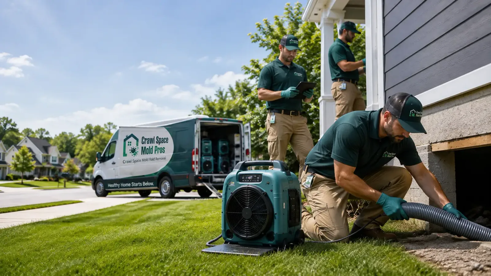 Crawl Space Mold Removal in Ivor, VA